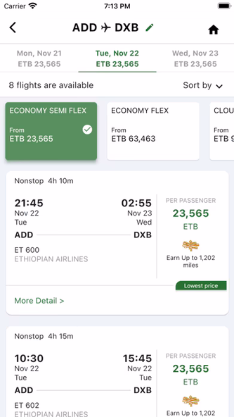 Ethiopian Airlines Screenshot 4 - AppWisp.com Ethiopian Airlines Screenshot 4 - AppWisp.com