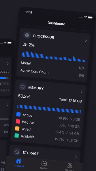 CPU Z: Device Monitor x Dasher Screenshot 2 - AppWisp.com CPU Z: Device Monitor x Dasher Screenshot 2 - AppWisp.com