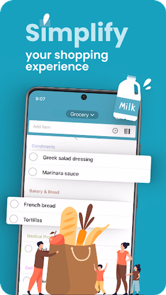 Grocery List App - Out of Milk Screenshot 1 - AppWisp.com Grocery List App - Out of Milk Screenshot 1 - AppWisp.com