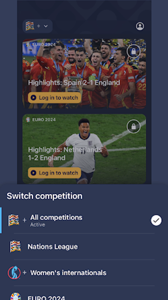 Nations League & Women's EURO Screenshot 4 - AppWisp.com Nations League & Women's EURO Screenshot 4 - AppWisp.com