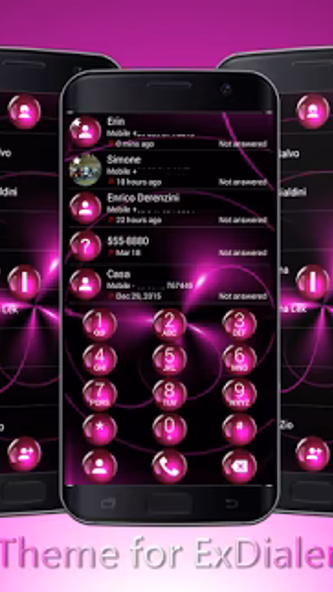 Dialer Theme Sphere Pink drupe Screenshot 1 - AppWisp.com Dialer Theme Sphere Pink drupe Screenshot 1 - AppWisp.com