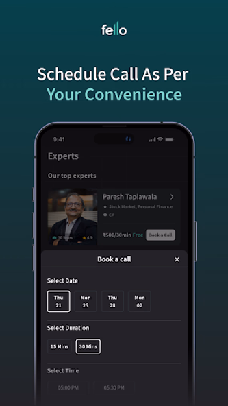 Fello: Consult Finance Experts Screenshot 3 - AppWisp.com Fello: Consult Finance Experts Screenshot 3 - AppWisp.com