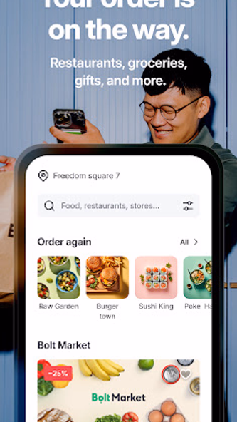 Bolt Food: Delivery & Takeaway Screenshot 1 - AppWisp.com Bolt Food: Delivery & Takeaway Screenshot 1 - AppWisp.com
