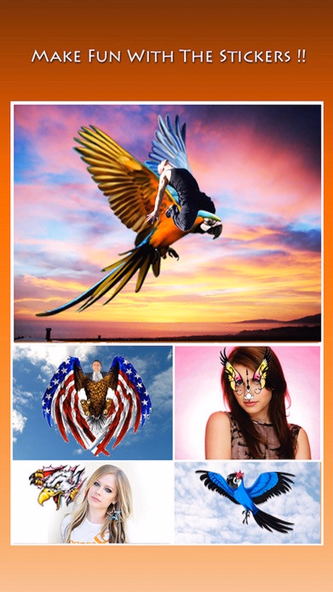 Selfie Fun Photo Maker- Make Prank of Images with Funky Bird Stickers Screenshot 2 - AppWisp.com Selfie Fun Photo Maker- Make Prank of Images with Funky Bird Stickers Screenshot 2 - AppWisp.com