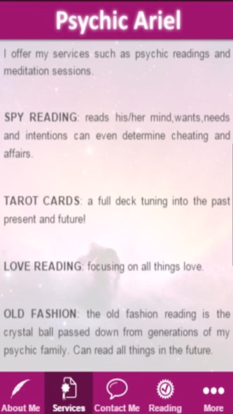 Psychic Ariel Screenshot 4 - AppWisp.com Psychic Ariel Screenshot 4 - AppWisp.com