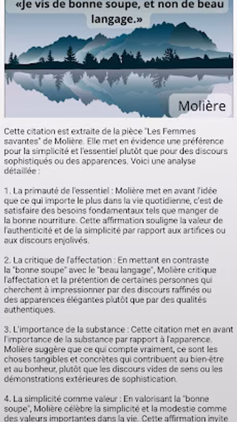 Citations de Molière Screenshot 3 - AppWisp.com Citations de Molière Screenshot 3 - AppWisp.com