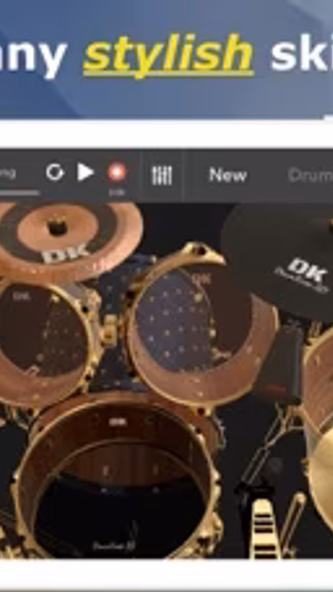 DrumKnee 3D Drums - Drum set Screenshot 2 - AppWisp.com DrumKnee 3D Drums - Drum set Screenshot 2 - AppWisp.com