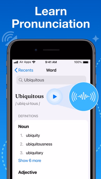Dictionary Air - English Vocab Screenshot 3 - AppWisp.com Dictionary Air - English Vocab Screenshot 3 - AppWisp.com