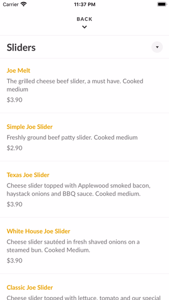 Slider Joe's & Mexi Joe's Screenshot 3 - AppWisp.com Slider Joe's & Mexi Joe's Screenshot 3 - AppWisp.com