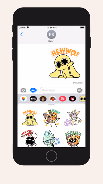 Chikn Nuggit Animated Stickers Screenshot 3 - AppWisp.com Chikn Nuggit Animated Stickers Screenshot 3 - AppWisp.com