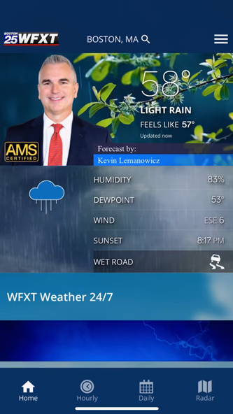 Boston 25 Weather Screenshot 2 - AppWisp.com Boston 25 Weather Screenshot 2 - AppWisp.com