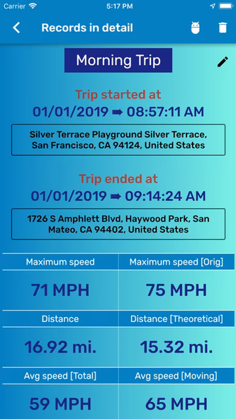 GPS Speedometer and Odometer Screenshot 4 - AppWisp.com GPS Speedometer and Odometer Screenshot 4 - AppWisp.com