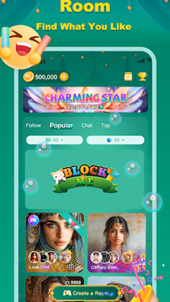 Gemgala - Party & Chat & Games Screenshot 3 - AppWisp.com Gemgala - Party & Chat & Games Screenshot 3 - AppWisp.com