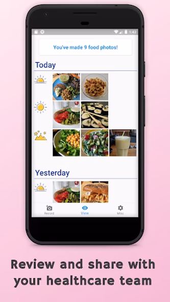 FoodView: Easy food diary Screenshot 2 - AppWisp.com FoodView: Easy food diary Screenshot 2 - AppWisp.com