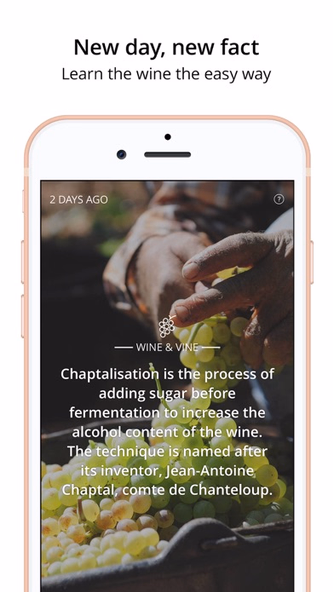 Daily Wine Facts Screenshot 1 - AppWisp.com Daily Wine Facts Screenshot 1 - AppWisp.com