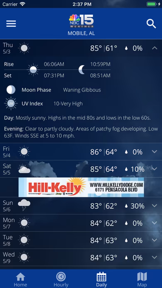 NBC 15 Weather Screenshot 4 - AppWisp.com NBC 15 Weather Screenshot 4 - AppWisp.com