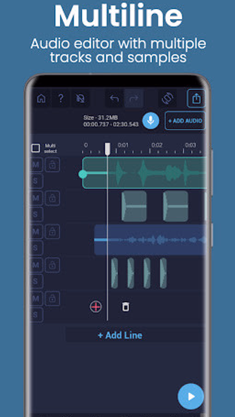Pro Audio Editor - Music Mixer Screenshot 1 - AppWisp.com Pro Audio Editor - Music Mixer Screenshot 1 - AppWisp.com