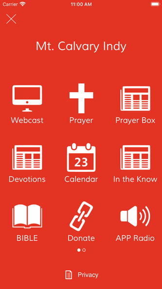 Mt Calvary Church Indianapolis Screenshot 1 - AppWisp.com Mt Calvary Church Indianapolis Screenshot 1 - AppWisp.com