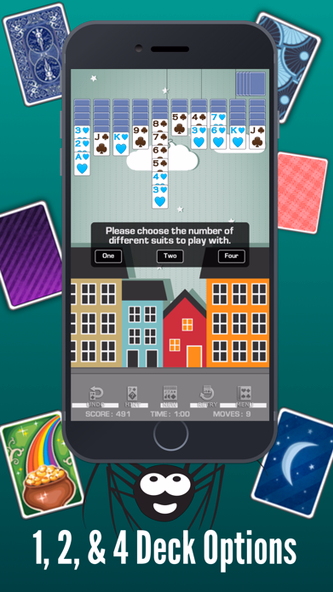 Spider Solitaire Classic ◆ Screenshot 3 - AppWisp.com Spider Solitaire Classic ◆ Screenshot 3 - AppWisp.com
