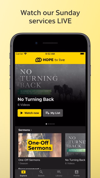 Hope TV Live Screenshot 2 - AppWisp.com Hope TV Live Screenshot 2 - AppWisp.com