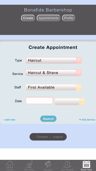 Bonafide Barber Shop Screenshot 3 - AppWisp.com Bonafide Barber Shop Screenshot 3 - AppWisp.com
