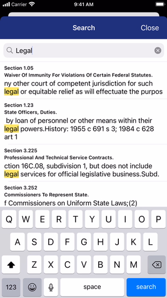 Minnesota Statutes PocketLaw Screenshot 4 - AppWisp.com Minnesota Statutes PocketLaw Screenshot 4 - AppWisp.com