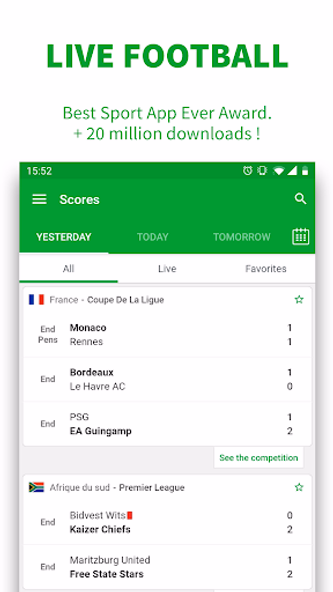 SKORES - Live Football Scores Screenshot 1 - AppWisp.com SKORES - Live Football Scores Screenshot 1 - AppWisp.com