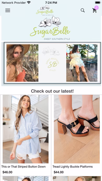 ShopSugarBelle Screenshot 1 - AppWisp.com ShopSugarBelle Screenshot 1 - AppWisp.com