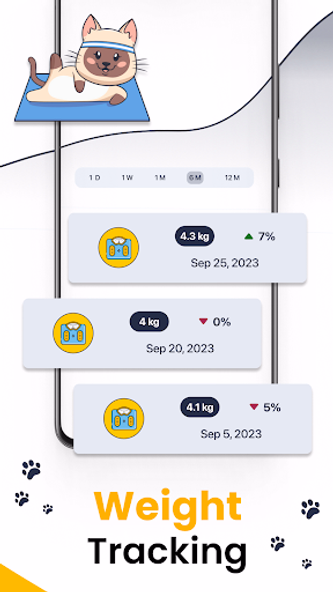 Pet Care Tracker - Dog Cat App Screenshot 3 - AppWisp.com Pet Care Tracker - Dog Cat App Screenshot 3 - AppWisp.com