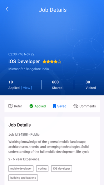 BlueHippoJobApp Screenshot 3 - AppWisp.com BlueHippoJobApp Screenshot 3 - AppWisp.com