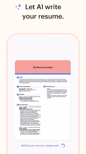Kickresume: AI Resume Builder Screenshot 2 - AppWisp.com Kickresume: AI Resume Builder Screenshot 2 - AppWisp.com