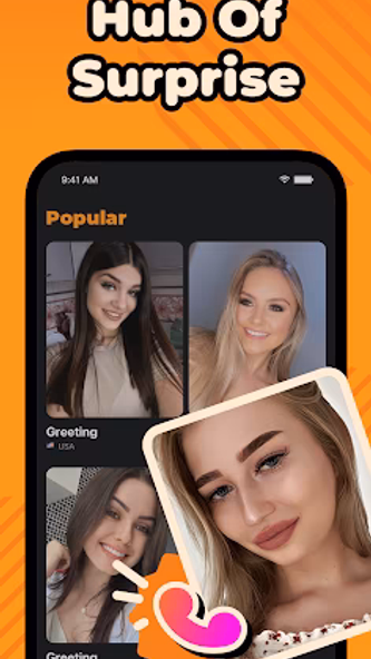 Greeting - Live Video Chat Screenshot 2 - AppWisp.com Greeting - Live Video Chat Screenshot 2 - AppWisp.com