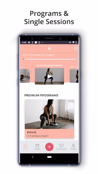 Lift with Liv: Gym Workouts + Screenshot 1 - AppWisp.com Lift with Liv: Gym Workouts + Screenshot 1 - AppWisp.com
