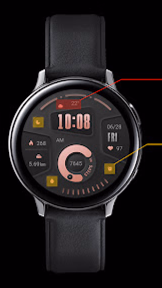 Red Rock For Wear OS Screenshot 1 - AppWisp.com Red Rock For Wear OS Screenshot 1 - AppWisp.com