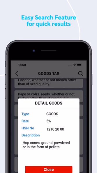 GST India Rate Finder Screenshot 4 - AppWisp.com GST India Rate Finder Screenshot 4 - AppWisp.com