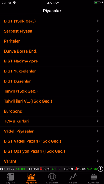 Matriks Mobil Finans Screenshot 3 - AppWisp.com Matriks Mobil Finans Screenshot 3 - AppWisp.com