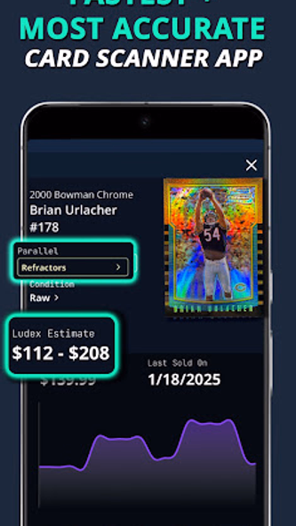 LUDEX Sports Card Scanner +TCG Screenshot 2 - AppWisp.com LUDEX Sports Card Scanner +TCG Screenshot 2 - AppWisp.com