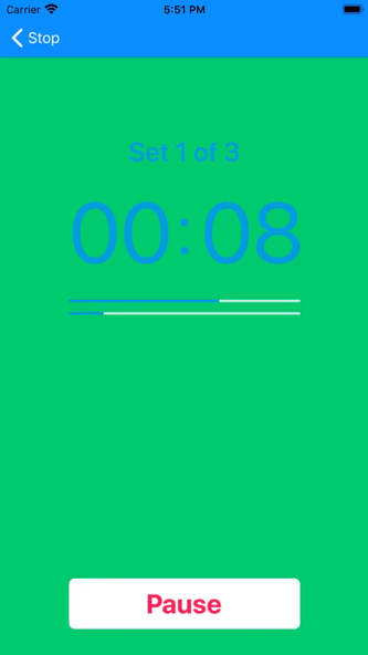 Simple Interval Timer Screenshot 4 - AppWisp.com Simple Interval Timer Screenshot 4 - AppWisp.com