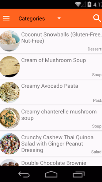 Vegan Recipes - Free Vegan Foo Screenshot 1 - AppWisp.com Vegan Recipes - Free Vegan Foo Screenshot 1 - AppWisp.com