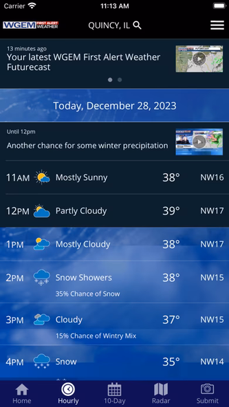 WGEM First Alert Weather App Screenshot 2 - AppWisp.com WGEM First Alert Weather App Screenshot 2 - AppWisp.com