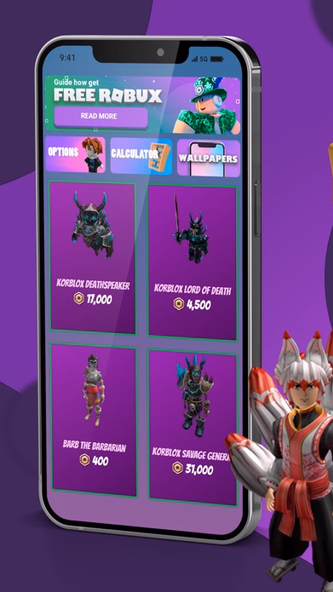Robux & Codes: Skins Roblox Screenshot 1 - AppWisp.com Robux & Codes: Skins Roblox Screenshot 1 - AppWisp.com