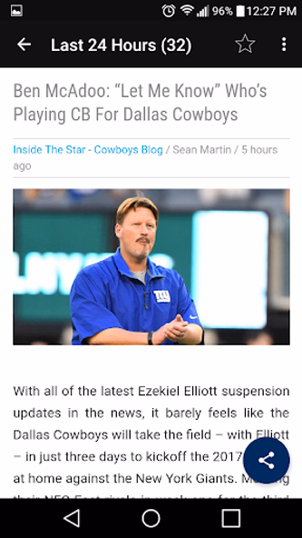 Cowboys News Feed SS Screenshot 2 - AppWisp.com Cowboys News Feed SS Screenshot 2 - AppWisp.com