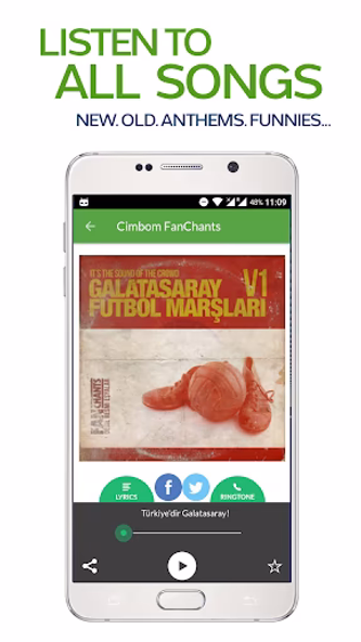 FanChants: Galatasaray Fans So Screenshot 2 - AppWisp.com FanChants: Galatasaray Fans So Screenshot 2 - AppWisp.com