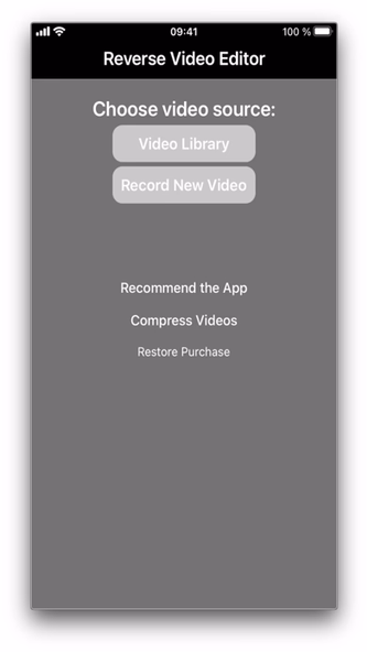 Reverse Video Editor Screenshot 1 - AppWisp.com Reverse Video Editor Screenshot 1 - AppWisp.com
