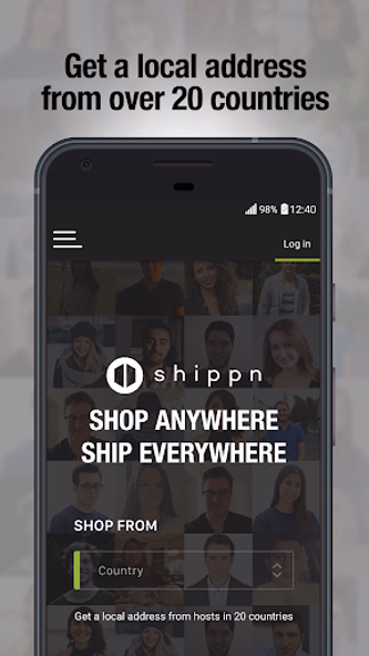 Shippn - International Shoppin Screenshot 2 - AppWisp.com Shippn - International Shoppin Screenshot 2 - AppWisp.com