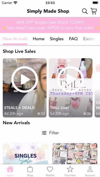 Simply Made Shop Screenshot 2 - AppWisp.com Simply Made Shop Screenshot 2 - AppWisp.com