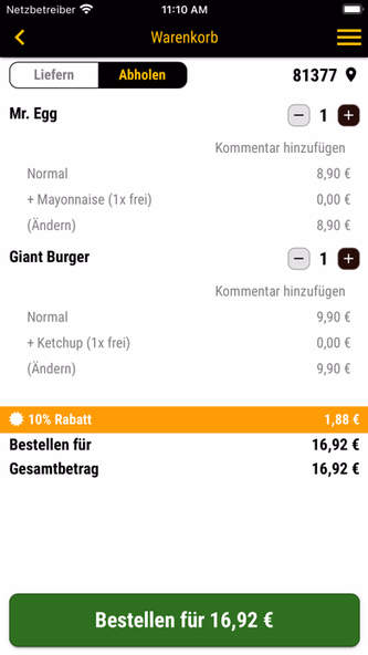Munich Burger Service Screenshot 3 - AppWisp.com Munich Burger Service Screenshot 3 - AppWisp.com