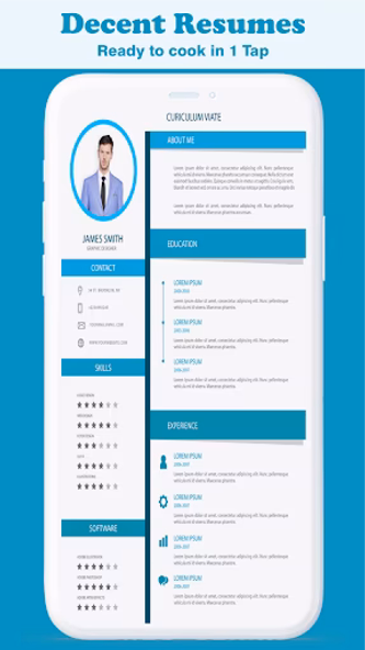 Resume Builder - CV Maker Screenshot 3 - AppWisp.com Resume Builder - CV Maker Screenshot 3 - AppWisp.com