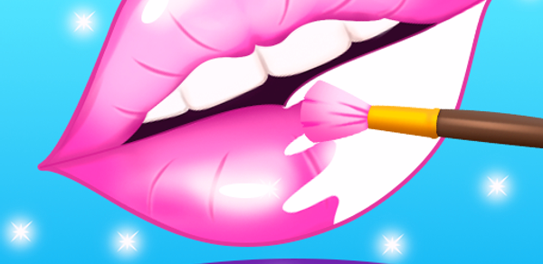 Glitter lips coloring game Header - AppWisp.com Glitter lips coloring game Header - AppWisp.com