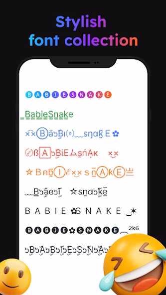 Fonts Keyboard: Themes, Emoji Screenshot 2 - AppWisp.com Fonts Keyboard: Themes, Emoji Screenshot 2 - AppWisp.com